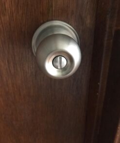 Copper Creek BK2030SS Ball Door Knob, Privacy Function, 1 Pack, Satin Stainless 42 71tcicipgsL