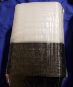 Glotoch 50 Pack 32 oz Meal Prep Containers Reusable, 2 Compartment Food Containers with Lids To Go Containers, Black Plastic Containers for Lunch-Microwave, Freezer, Dishwasher Safe, Eco-Friendly 32OZ 34 71tcrELL21L