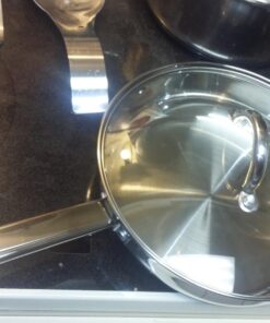 Cook N Home Kitchen Cookware Sets, 12-Piece Basic Stainless Steel Pots and Pans, Silver Stainless Steel Handle 51 71tcukyRqLL