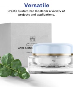 Avery Printable Blank Rectangle Labels, 2" x 3", Glossy Crystal Clear, 80 Customizable Labels (22822) 80 Labels Glossy Clear 22 71td1UCjtwL