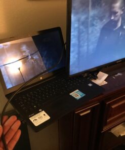 Amazon Basics High-Speed, 4K Ultra HD HDMI 2.0 Cable / Cord, 60 Hz, 2160p, 48 bit, 18 Gbps, 3D, male-to-male, 0.9m (2.9ft) for Laptop 1 Black 3 Feet 62 71teBEy0wL