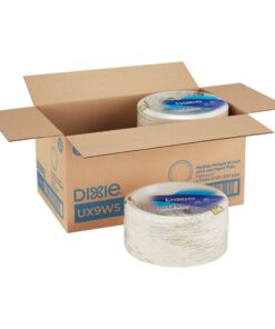 Dixie 8.5" Medium-Weight Paper Plates by GP PRO (Georgia-Pacific); Pathways; UX9WS; 500 Count (125 Plates Per Pack; 4 Packs Per Case) Pathways Design 8.5 in 12 71tfrjHhV9L