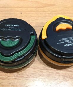 Supernova ® Rechargeable Hanging Tent Light & Backpacking Lantern, Ultimate Battery Operated Camping Lantern, Magnetic Base with Retractable Hook, Pocket Sized Yet Ultra Bright Survival Gear (Orange) Cadmium Orange 29 71tfwlTxHUL