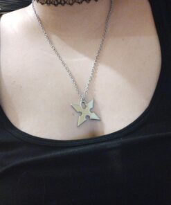 XOFOAO Kingdo Heart Sora's Crown & Roxas's Cross Necklaces 12 71th10 A2L