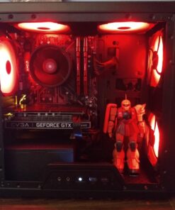 upHere RGB LED 120mm Case Fan,Quiet Edition High Airflow Adjustable Color LED Case Fan for PC Cases, CPU Coolers,Radiators System,5-Pack / C8123 70 71thNSFQgNL