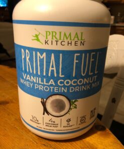 Primal Kitchen Primal Fuel Vanilla Coconut Whey Protein Drink Mix, Gluten and Soy Free, 1.85 Pounds 16 71ti8vPEiDL