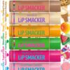 Lip Smacker Original & Best Holiday Flavored Lip Balm Party Pack, Oatmeal Cookie, Vanilla, Mango, Watermelon, Tropical Punch, Cotton Candy, Kiwi, Strawberry, Clear Original Lip Smacker 28 71tivvsrtOL