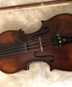 Mendini By Cecilio Violin - MV500+92D - Size 4/4 (Full Size), Black Solid Wood - Flamed, 1-Piece Violins w/Case, Tuner, Shoulder Rest, Bow, Rosin, Bridge & Strings - Adult, Kids Size: 4/4 (Full Size) 69 71tjiJYEKDL