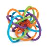 Manhattan Toy Winkel Rattle & Sensory Teether Toy, Blue/Green/Orange, 5 Inch x 4 Inch x 3.5 Inch 40 71tjzN4QkCL