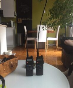 Retevis RHD-771 Walkie Talkie Antenna,SMA-F Dual Band UHF/VHF 144/430Mhz Antenna,15.4inch Flexible Whip Antenna,Compatible with Baofeng UV-5R Aliunce HD1 Retevis RT29 RT86 RT-5R 2 Way Radio(1 Pack) Flexible Antenna 25 71tk y7TptL