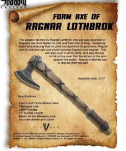 Shadow Cutlery Vikings Foam Battle Axe of Ragnar Lothbork LARP Item TV Series 16 71tknWAHWcL