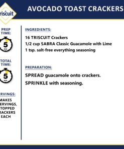 Triscuit Hint of Sea Salt Whole Grain Wheat Crackers, Vegan Crackers, 8.5 oz 33 71tkoQSZ VL