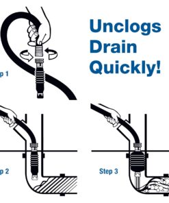 Drain King 750 Unclogs Main Drain & Sewer Line with Water Power, Plastic, 3 to 6 Inch 8 71tl83Wi4LL 1