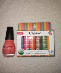 Cliganic USDA Organic Lip Balm Set - 6 Flavors - 100% Natural Moisturizer for Cracked & Dry Lips Variety 6 Count (Pack of 1) 37 71tlgC7RJcL