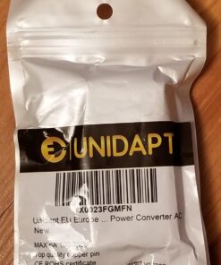 Unidapt Europe to USA Outlet Plug Adapter Converter, 2 Pack, Power Travel From European to American, Canada, Mexico, Type A 48 71tlgQeG4JL