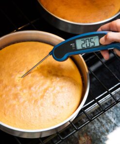 Lavatools PX1D Javelin PRO Duo Ultra Fast Professional Digital Instant Read Meat Thermometer for Grill and Cooking, 4.5" Probe, Auto-Rotating Backlit Display, Splash Resistant – Olive 10 71tm bYXmL