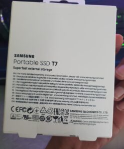SAMSUNG SSD T7 Portable External Solid State Drive 1TB, Up to USB 3.2 Gen 2, Reliable Storage for Gaming, Students, Professionals, MU-PC1T0H/AM, Blue 1 TB 55 71tm9S42KSL