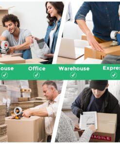 CREGEAR Heavy Duty Packing Tape 6 Rolls, 2.7 mil, 1.88 inch x 60 Yards, Total 360 Yards, Ultra Strong, Refills for Packaging Mailing Moving Storage and Shipping, Clear, 3" Core 28 71tmTLm1yIL 2