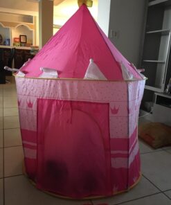 POCO DIVO Crown Princess Castle Girls Outdoor Tent Pink Indoor Play House 31 71tmolifOCL
