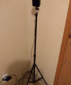 Skywin VR Tripod Stand (Black) - HTC Vive Compatible Sensor Stand and Base Station for Vive Sensors or Oculus Rift Constellation (2 Pieces) 1 Pack Black 35 71tmukRYMYL