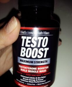 Arazo Nutrition TestoBoost Test Booster Supplement - Potent & Natural Herbal Pills - Boost Muscle Growth - Tribulus, Horny Goat Weed, Hawthorn, Zinc, Minerals 45 71tn2AR4kPL 1