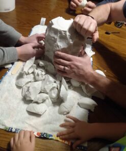 Luna Bean Huge Oversize XL Family Hand Casting Kit – Family Size Hand Molding Kit – Casts 6 Hands Comfortably Adults & Kids, Gifts for Family with Kids - Thanksgiving Gifts Family XL 55 71tnI9fRVFL