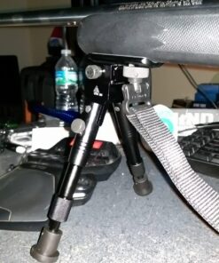 UTG Shooter's SWAT Bipod, Rubber Feet, Height 6.2"-6.7" , Black 48 71tnP7rnOgL