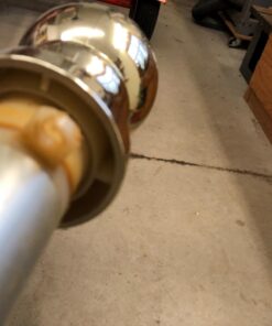 Grace Alley Flag Pole: 6 Foot Tangle Free Spinning Flag Pole. Residential or Commercial Flag Pole. Wind Resistant/Rust Free. (Silver) Silver 37 71tneRBTqxL