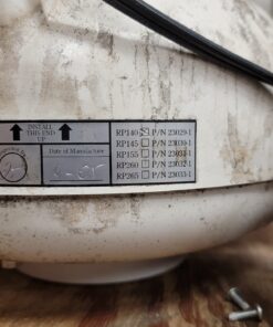 RadonAway 23029-1 RP140 Radon Mitigation Fan, 4",White 135 CFM 24 71tnoshq8vL