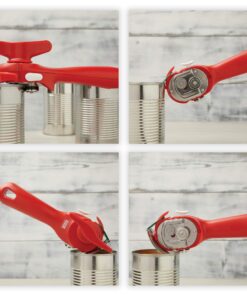 Kuhn Rikon Auto Safety LidLifter/Can Opener with Ring-Pull, 8 x 2.5 x 2.75 inches, Red Can Opener 19 71toPQb1FML