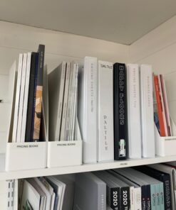 Amazon Basics Rectangular Plastic Desk Organizer, Magazine Rack, White, 2-Pack Magazine Rack, 2-Pack 30 71toyt5W0L