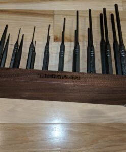TEKTON Punch Set with Walnut Block (18-Piece) | 66564 Gunsmith Punch Set 43 71tpVEMBHEL