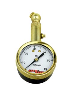 Accu-Gage by Milton Dial Tire Pressure Gauge with Swivel Angle Air Chuck - ANSI Certified for Motorcycle/Car/Truck Tires (0-60 PSI) 8 71tqQ9tAhLL