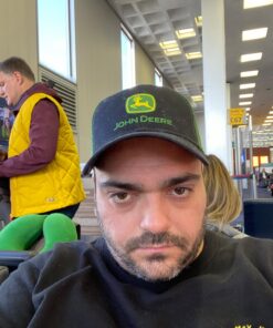John Deere Farm State Pride Contrast Mesh Back Core Baseball Cap One Size Black/Green 41 71tqTlvOFkL