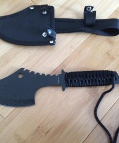 Rogue River Tactical 11.5-inch Survival Paracord Tomahawk Comabt Throwing Axe with Sheath Camping Hunting Fishing Survival Hatchet Ax 3 71tqezOkcYL
