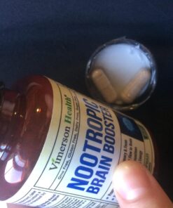 Nootropics Brain Support Supplement - Nootropic Brain Booster for Improved Focus, Concentration & Memory. Brain Nootropic for Brain Health, Mood & Energy Support. Non-GMO. Made in the USA. 60 Capsules 28 71tr3058e3L