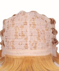 ColorGround Short Blonde Prestyled Cosplay Wig with elf ears Halloween 24 71trAjdvpjL