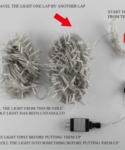 ZOIC 500 LED Christmas Wedding Party Fairy String Lights Lamp 100 Meters (328 feet) 8 Modes 31V Memory Function Warm White 26 71trJduoCML