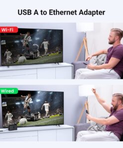 UGREEN Ethernet Adapter USB to 10 100 Mbps Network Adapter RJ45 Wired LAN Adapter for Laptop PC Compatible with Nintendo Switch Wii Wii U MacBook Chromebook Surface Windows macOS Linux (Black) Black 35 71tsOo1d6AL