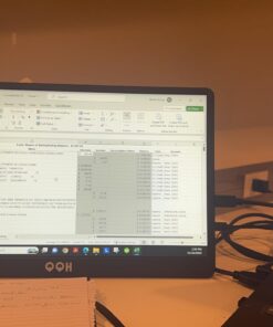 Portable Travel Monitor for Laptop QQH 15.6" 1080P FHD IPS Second Screen, USB C HDMI External Gaming Monitor Display for Computer Phone PC MAC PS4 Switch, Foldable Kickstand Z1-9 Black 28 71tsuHmgYL