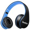BESTGOT BG6002 Wired Kids Headphones for Kids Adults Children Headphones with Microphone Volume Control Foldable Headset with 3.5mm Plug Removable Cord (Black/Blue) Black/Blue 31 71ttDHnzIGL
