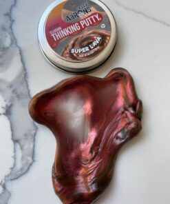 Crazy Aaron's Thinking Putty 2" Mini Tin (.47 oz) Super Lava - Soft Texture, Never Dries Out 40 71tv0yiXGL