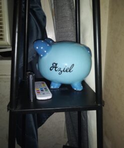 Personalized Ceramic Kids Piggy Bank by Miles Kimball - Blue 23 71tvrwvKOCL