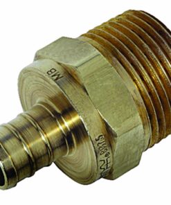 Watts PEX LFP-510 Male Adapter 1/2-Inch Barb x 1/2-Inch Male Pipe Low-Lead, Brass 0.5 x 0.5 Inch