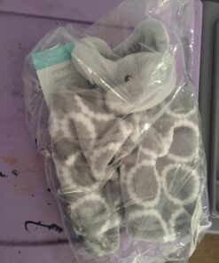 Hudson Baby Unisex Baby Animal Face Security Blanket, Elephant, One Size 24 71txOtxWtbL