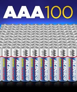 ACDelco 100-Count AAA Batteries, Maximum Power Super Alkaline Battery, 10-Year Shelf Life, Recloseable Packaging 1 Count (Pack of 100) 13 71txoXho2pL