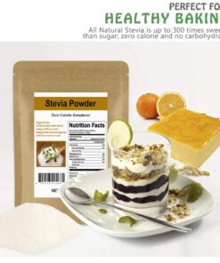 Alternative view of CCnature Stevia Powder Extract Natural Sweetener Zero Calorie Sugar Substitute 16 oz 1 Pound (Pack of 1)