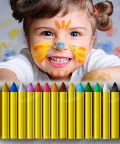 Alternative view of Painting Face kit Crayons, muscccm 16 Colors Makeup Face Paint Sticks Body Tattoo Crayons Kit for Kids, Children, Toddlers, Party, Cosplay