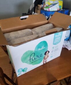Pampers Pure Protection Diapers - Size 5, 132 Count, Hypoallergenic Premium Disposable Baby Diapers 24 71tywumu2GL