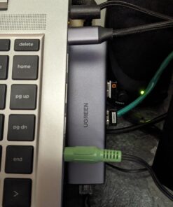 UGREEN Revodok 1061 USB C Hub 6-in-1 Gigabit USB C to Ethernet Adapter with 4K HDMI, 100W Power Delivery, 3 USB 3.0, Compatible with MacBook, iPad Pro, iPhone 15 Pro/Pro Max, Dell, HP, Chromebook. 38 71tz6fRVgeL